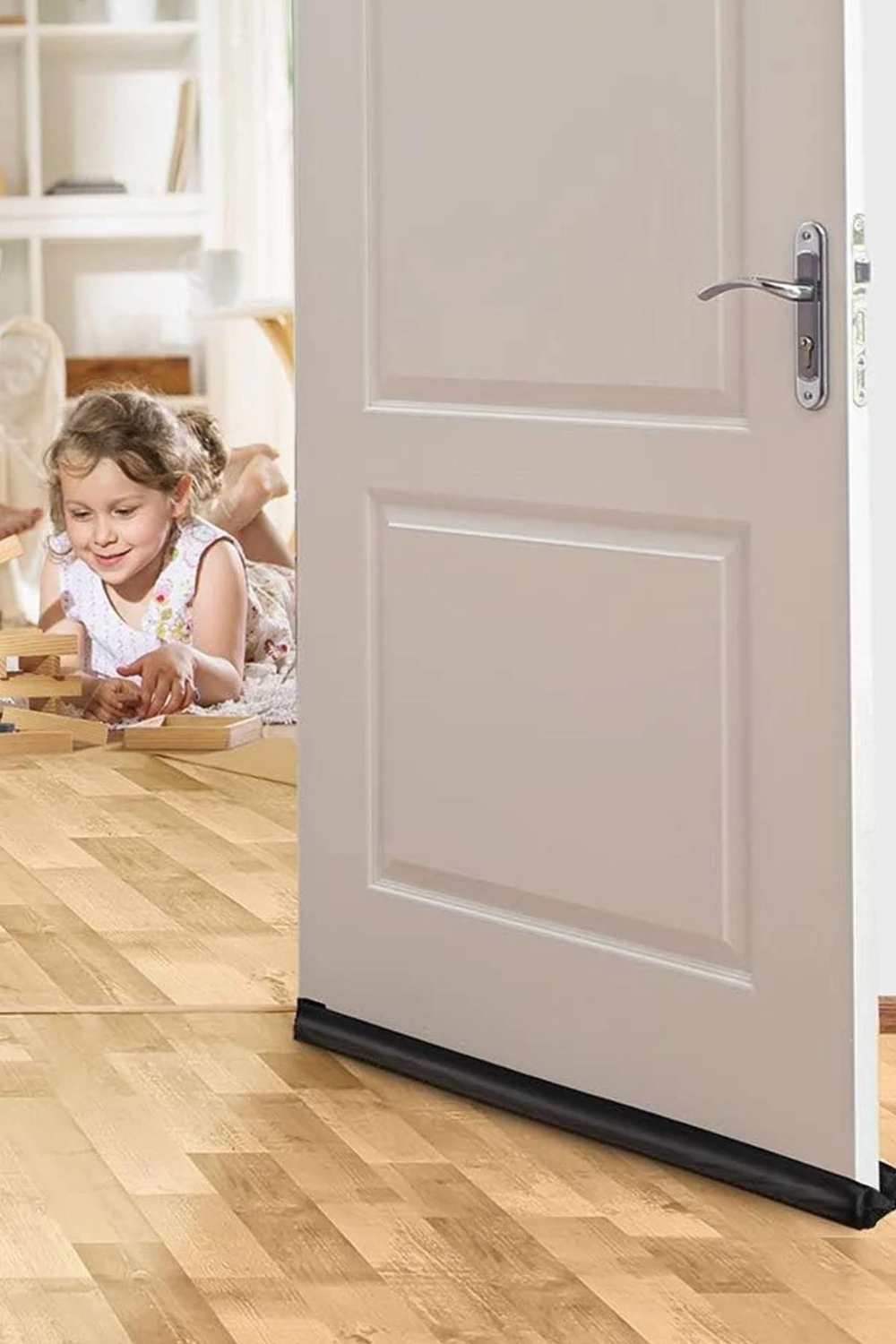 Çift Taraflı Kapı Altı Rüzgar Önleyici Isı Yalıtım Süngeri Rüzgarlık Böcek Haşere Önleyici