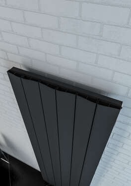 Cunda Dikey Alüminyum Radyatör 565X1800 Pütürlü Beyaz (Ral 9016)