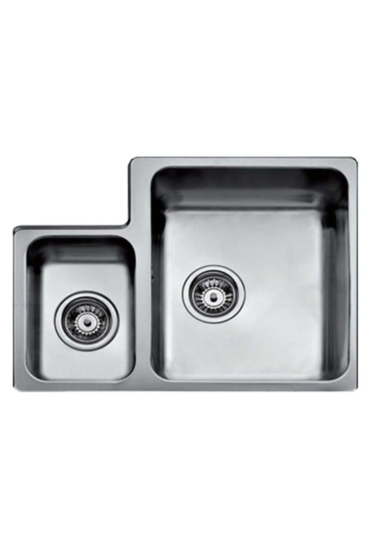 Stage Be 625 Tezgah Altı Sol Küçük Göz Paslanmaz Çelik Mutfak Evyesi