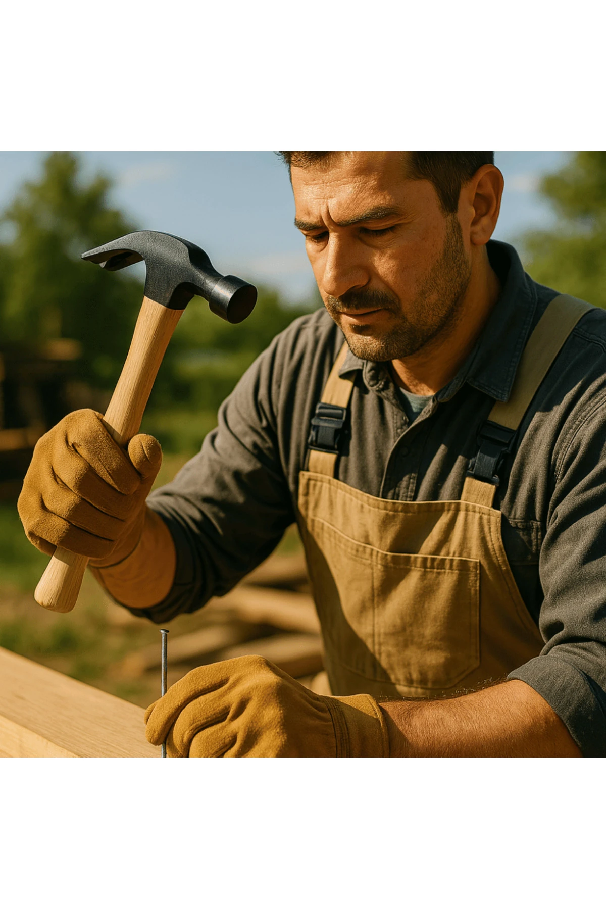 320gr Profesyonel Çatal Ağızlı Ahşap Sap Claw Çekiç 12cm Çelik Ergonomik Çivi Sökme Çakma Dayanıklı