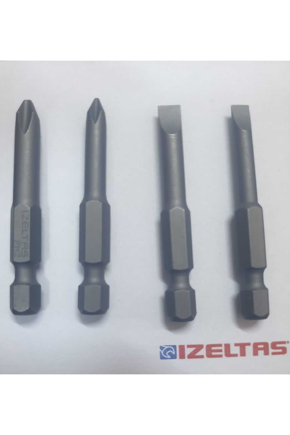 İZELTAŞ Bits Uçları ( 4 parça, herbiri 5cm boyunda))