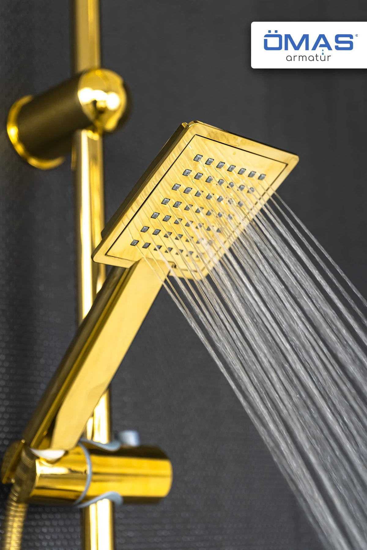 Premium Gold Tepe Duş Seti,gold Yağmurlama Tepe Duş Seti,premium Robot Duş Seti