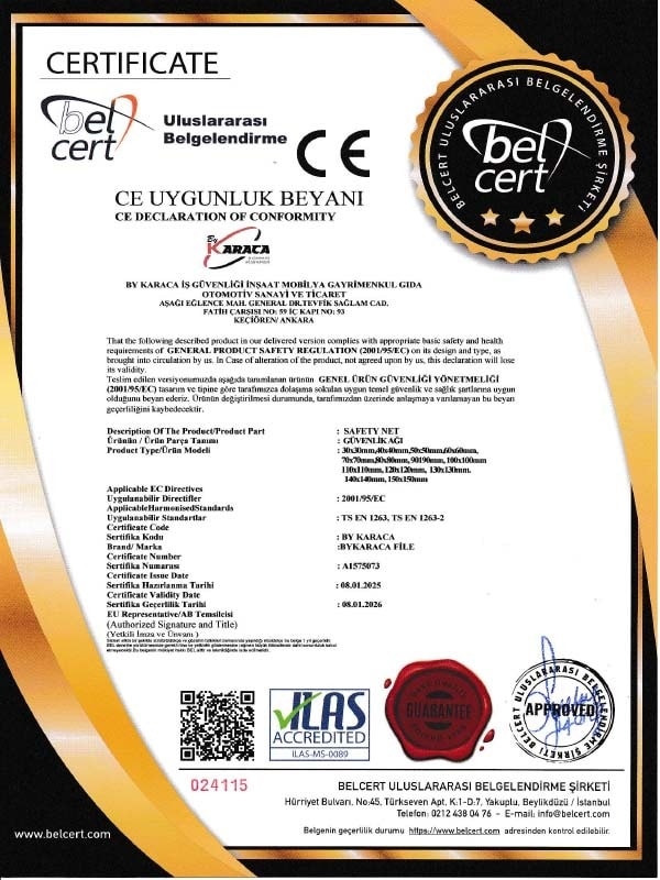 Kedi Balkon Güvenlik Filesi 1.5x3 mt 2mm Ip Kalınlığı 4x4 Göz Aralığı+ Montaj Aparatları (Beyaz Veya Siyah)