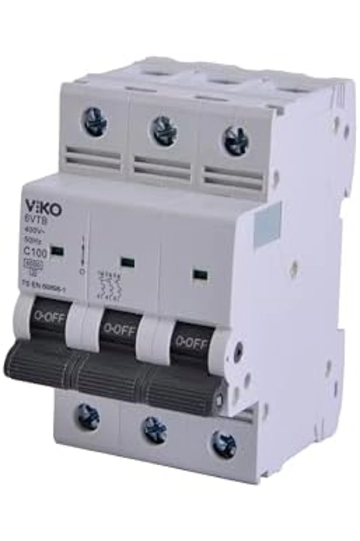 6VTB-3C100 Otomatik Sigorta 6KA C Tipi 3 Kutup 100A 842385