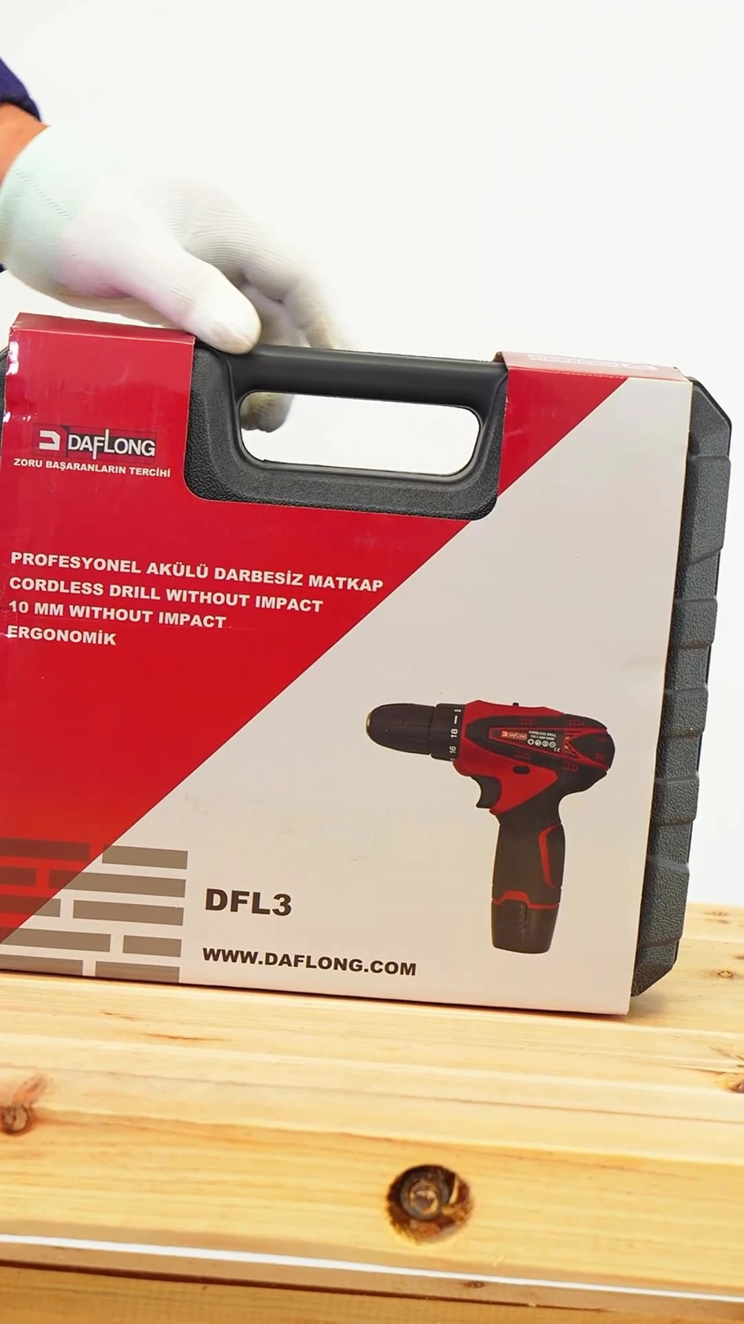 12V 2.0 AH ÇİFT AKÜLÜ ARMUT BATARYA MATKAP DFL3