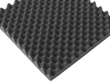 30 mm Akustik Yanmaz Yumurta Sünger 50 x 50 cm
