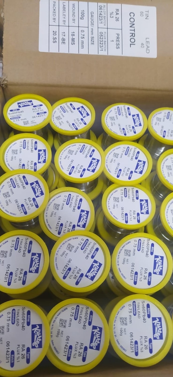 Lehim Teli 100Gr 0 75Mm Kendinden Pastalı