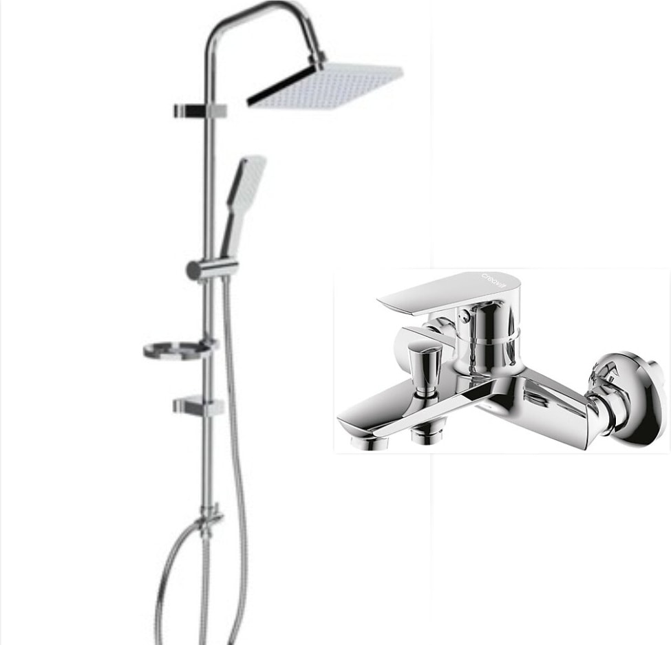 SH630 İkili Solo Duş Seti Takımı (Duş Sistemi+Banyo Bataryası)