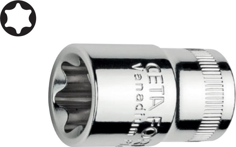 E18 3/8" Dış Torx Lokma Anahtar C16-18