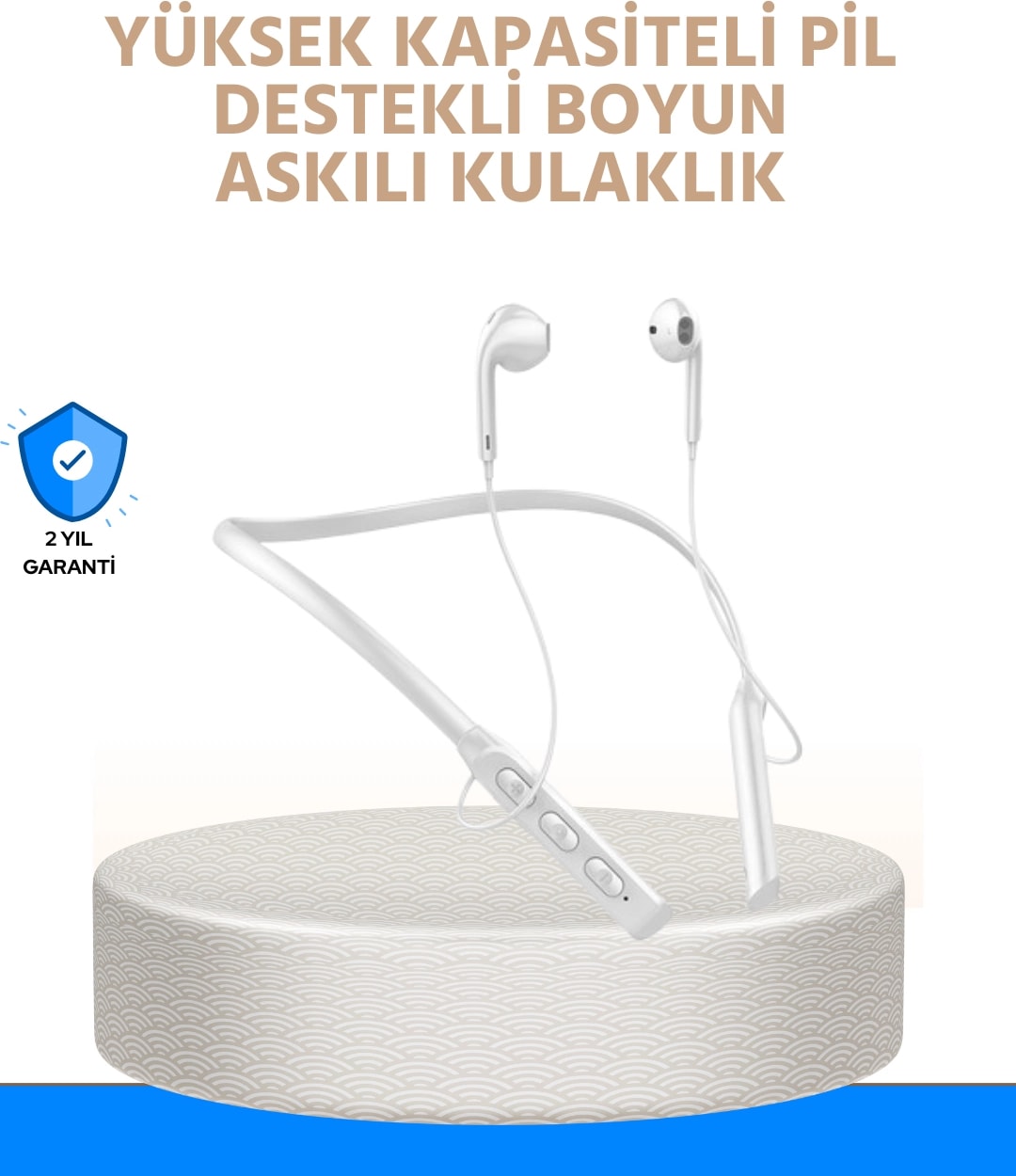 Gürültü Azaltıcı Ergonomik Boyun Askılı Kablosuz Kulaklık