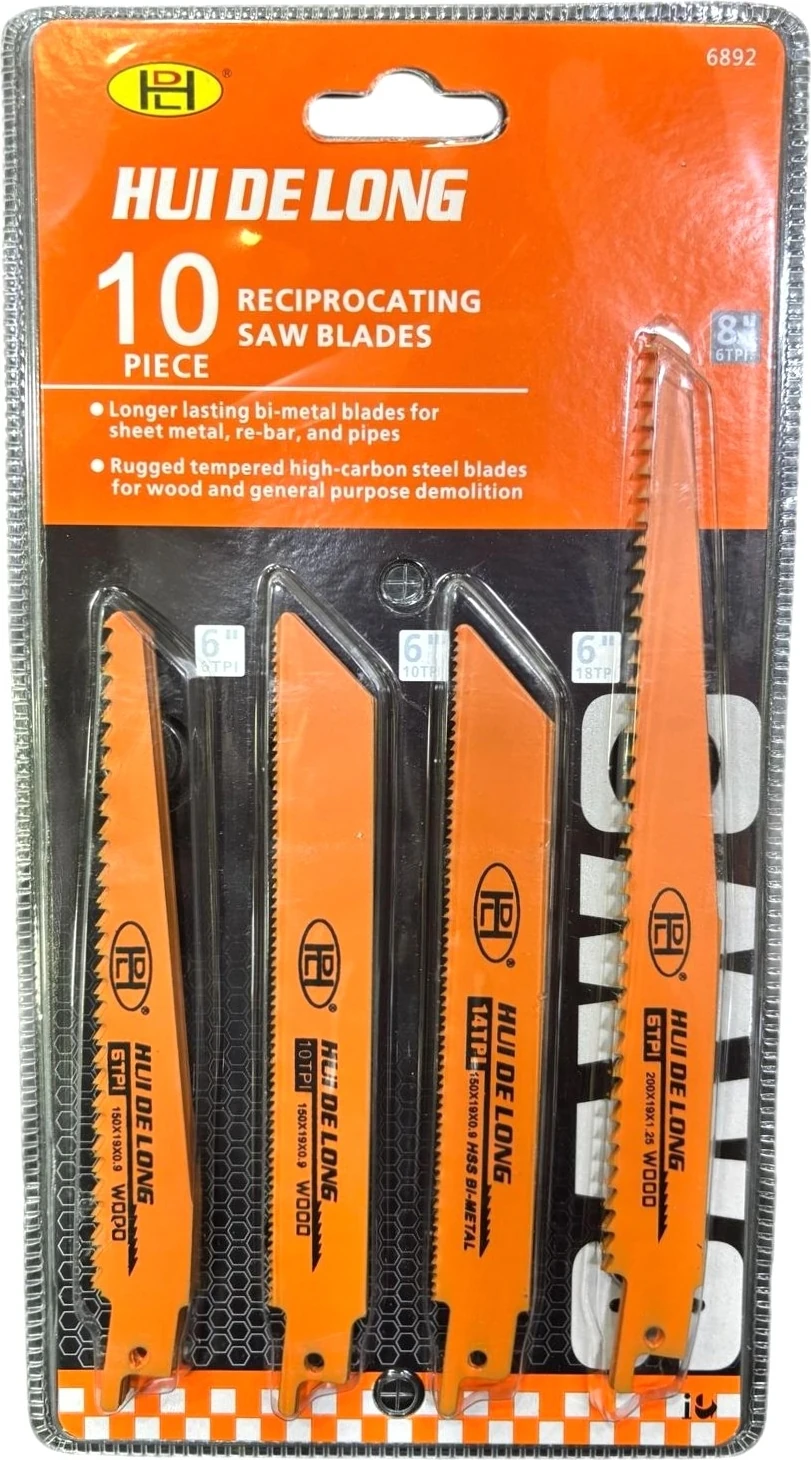 Tilki Kuyruğu Testere Bıçak Seti 10 Parça