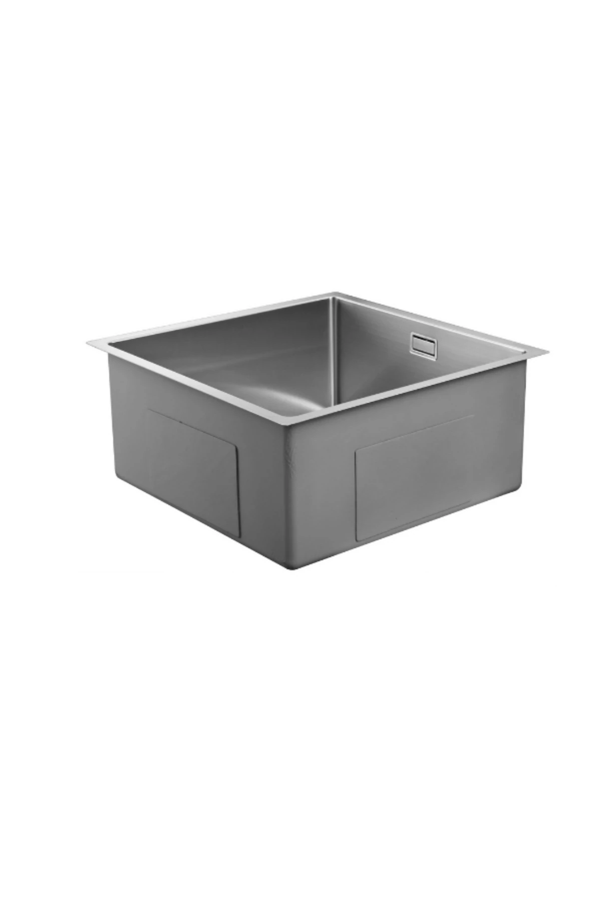 Stella Paslanmaz Çelik Mutfak Evyesi 44x44x20 Cm Sifon Seti Dahil- Tek Göz Mutfak Eviyesi