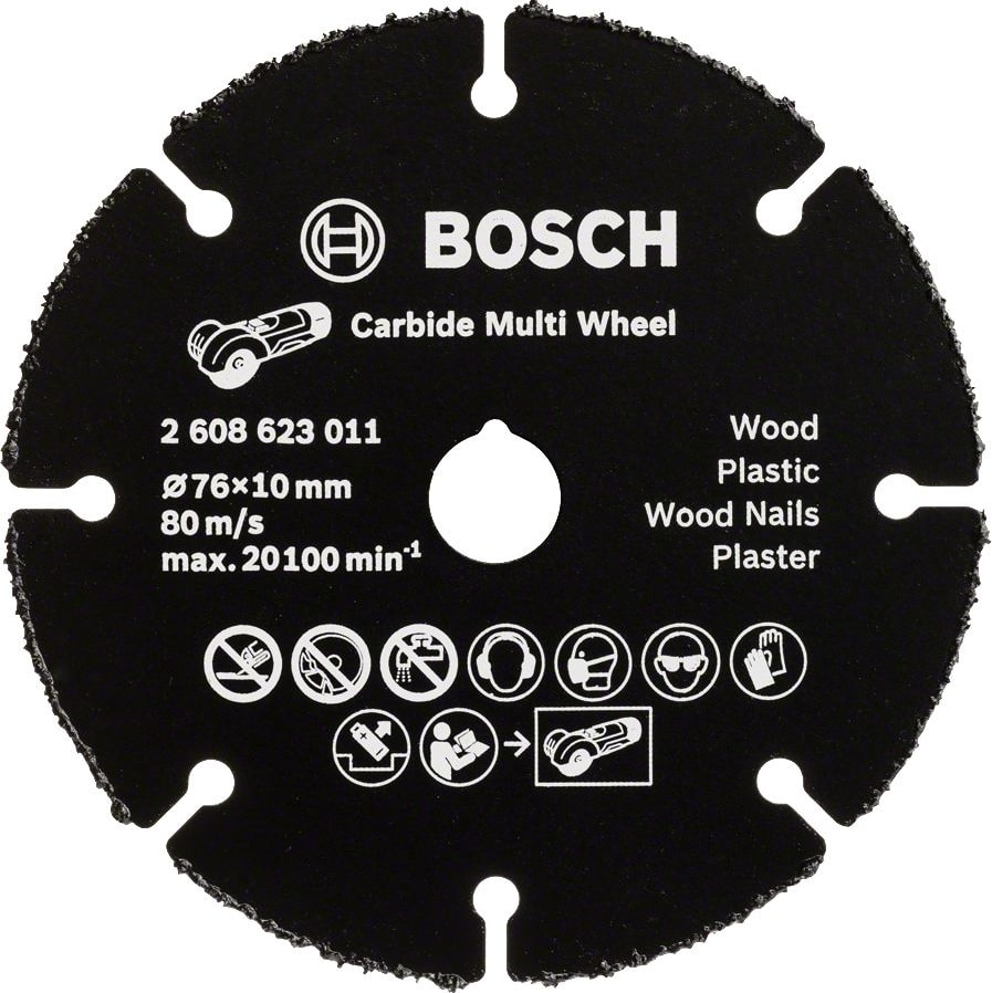 BOSCH - Carbide Multi Wheel 76 mm (Çok Amaçlı Kesici)