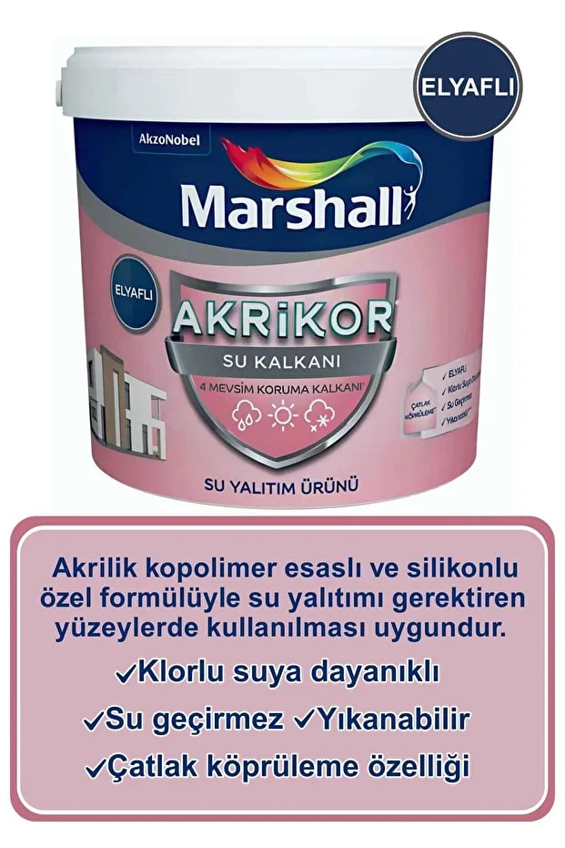 Akrikor Su Kalkanı Elyaflı Su Kesici Beyaz 20 Kg-kolay Uygulanan Su Yalıtım Malzemesi