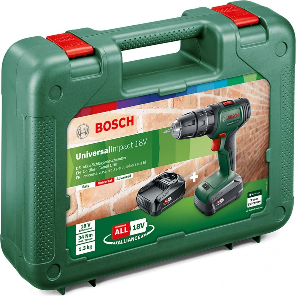 BOSCH Universalımpact 18 V 1,5 Ah Çift Akü