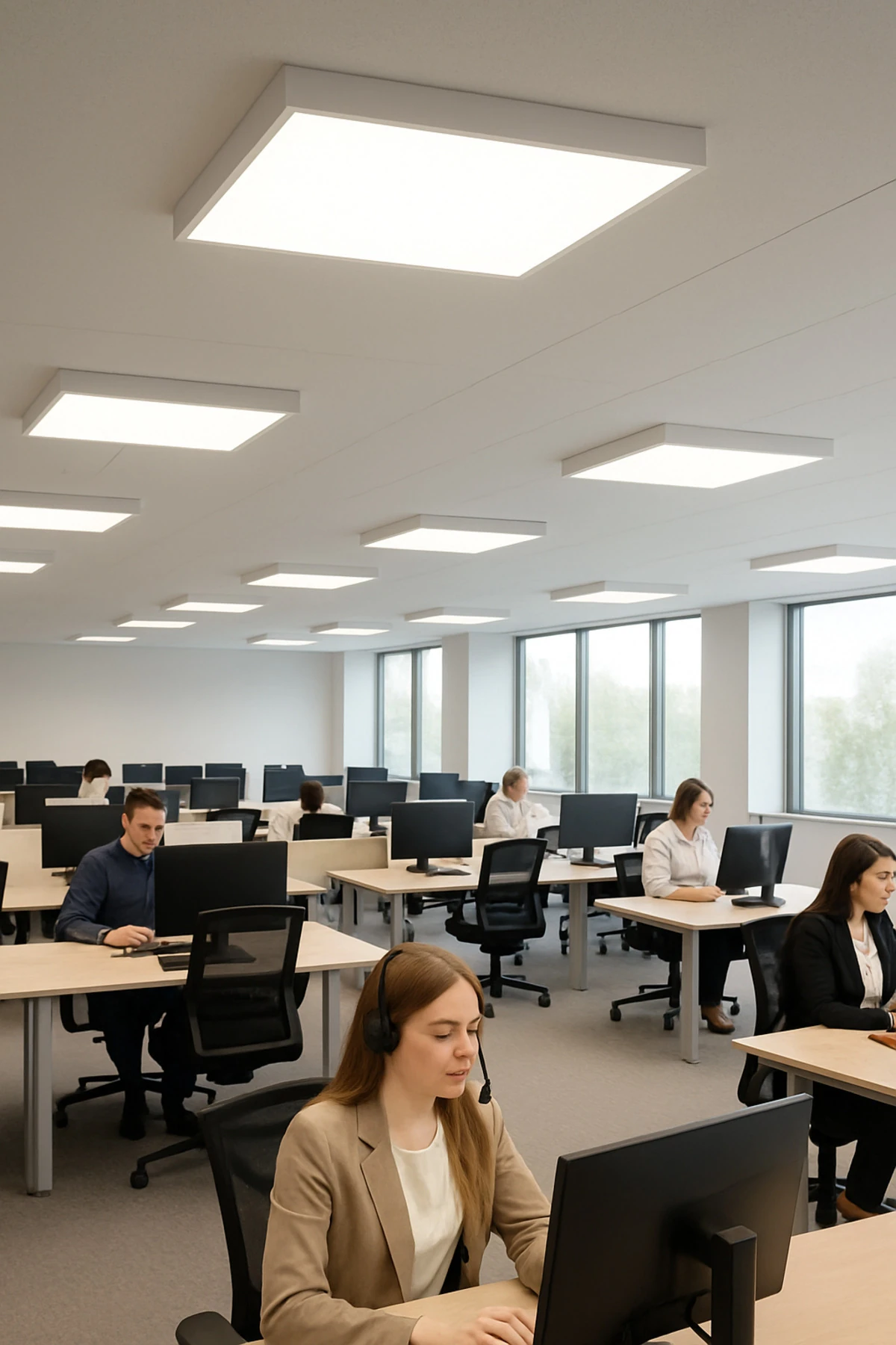 Tavana Sıfır Kare Led Panel Lamba Glop Aplik Armatür Avize Gün Işığı Renk Koridor Balkon Hol 16x16