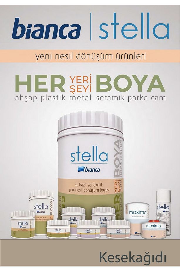 Stella Su Bazlı Saf Akrilik Boya 1Lt