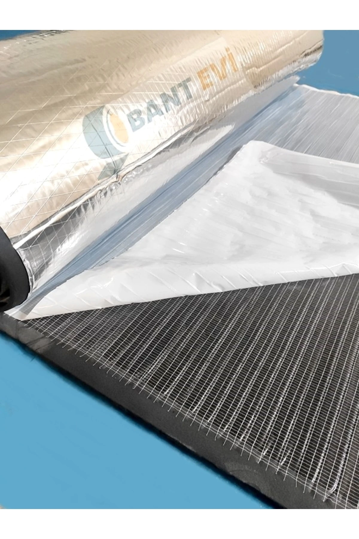 Alüminyum Folyolu Kauçuk Izolasyon 6mm 120cm 36m2 Kendinden Yapışkanlı Elastomerik Kauçuk Köpüğü