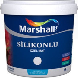 Silikonlu Özel Mat Su Bazlı Silinebilir Iç Cephe Boyası Gelin Teli 15 Lt