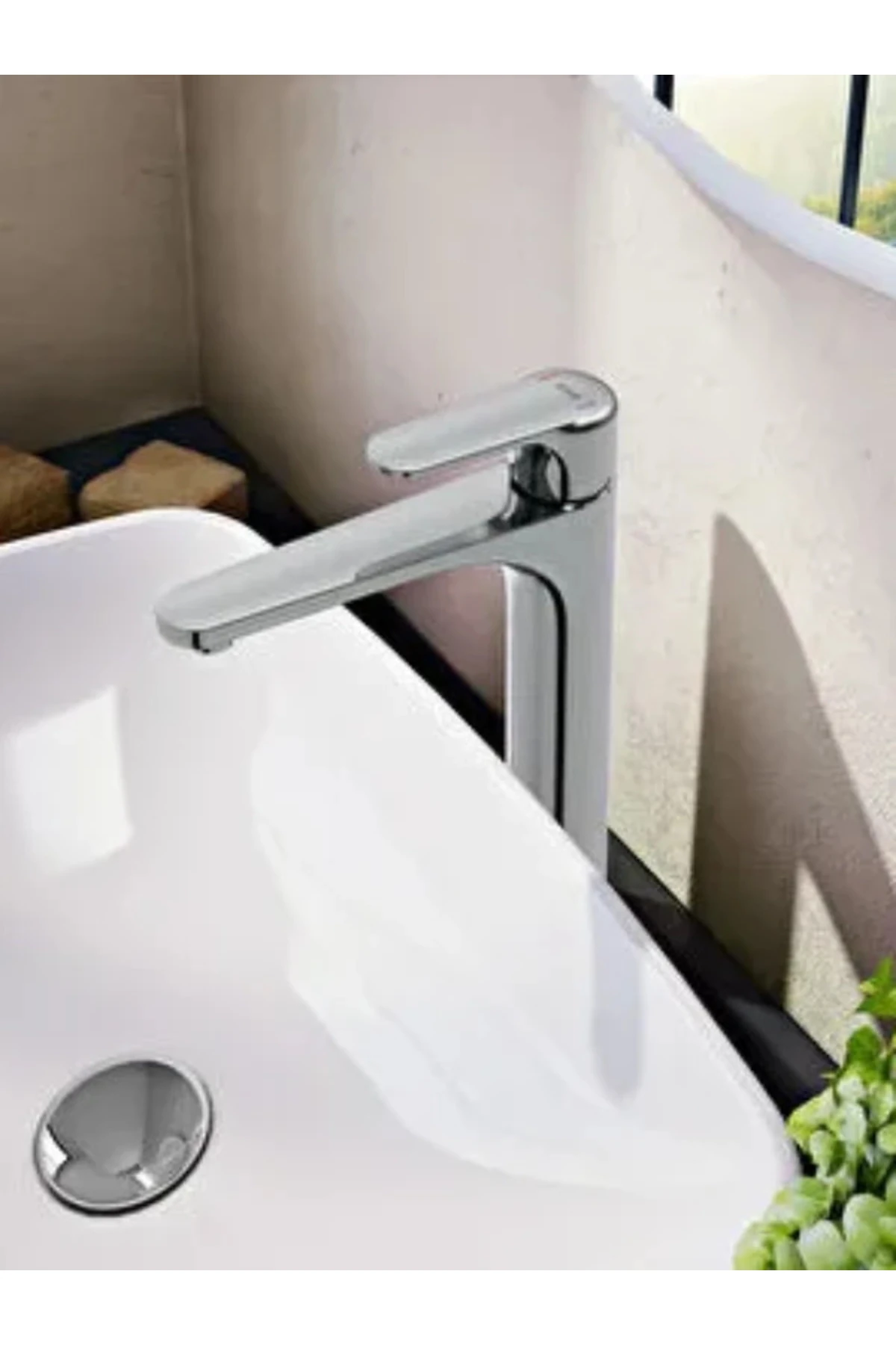 Artema Root Round Lavabo Bataryası (Çanak,Krom)