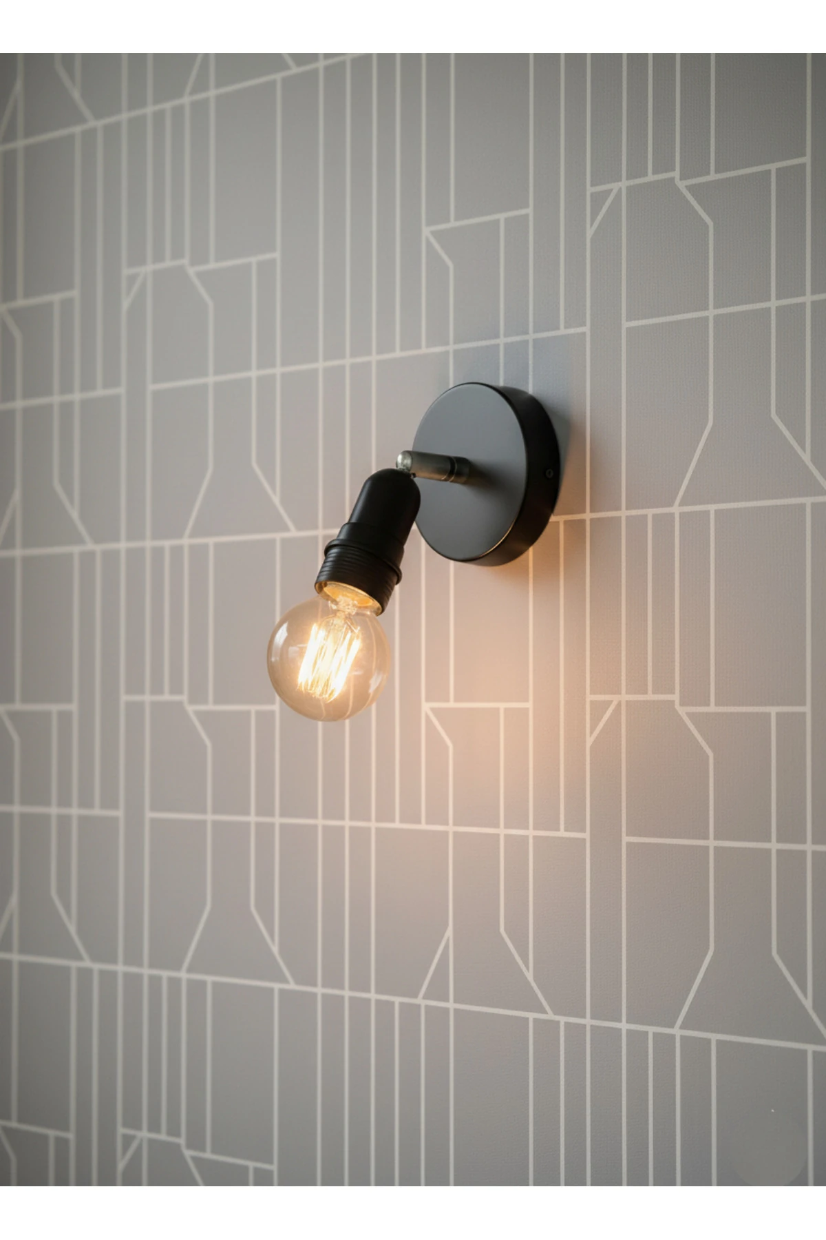 İp Switch Anahtarlı Doğal Endüstriyel Rustik Edison Salon Duvar Aplik 220 V (AMPUL DAHİL DEĞİLDİR)