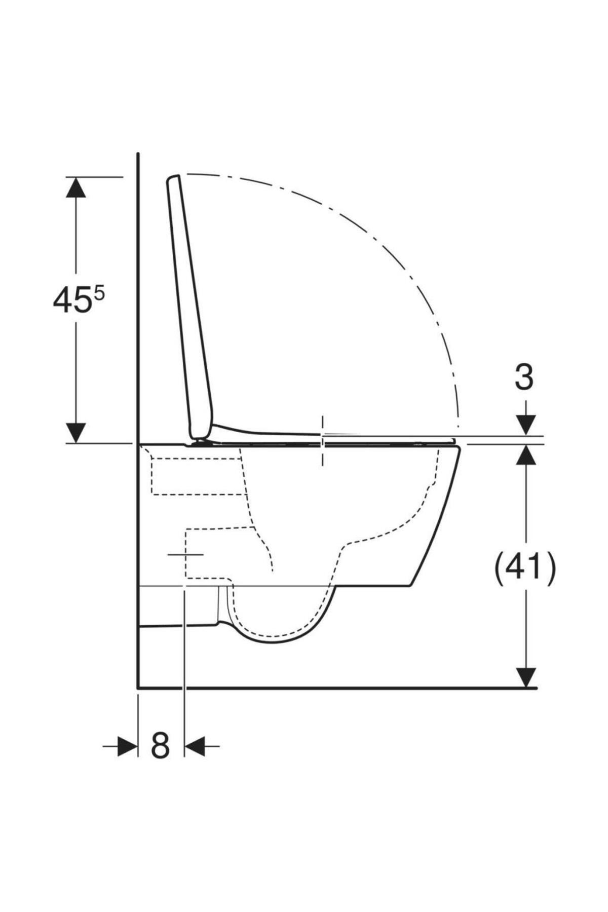 Icon Square Rimfree Asma Klozet T54 501.651.01.1 ( Klozet Kapağı Dahildir )