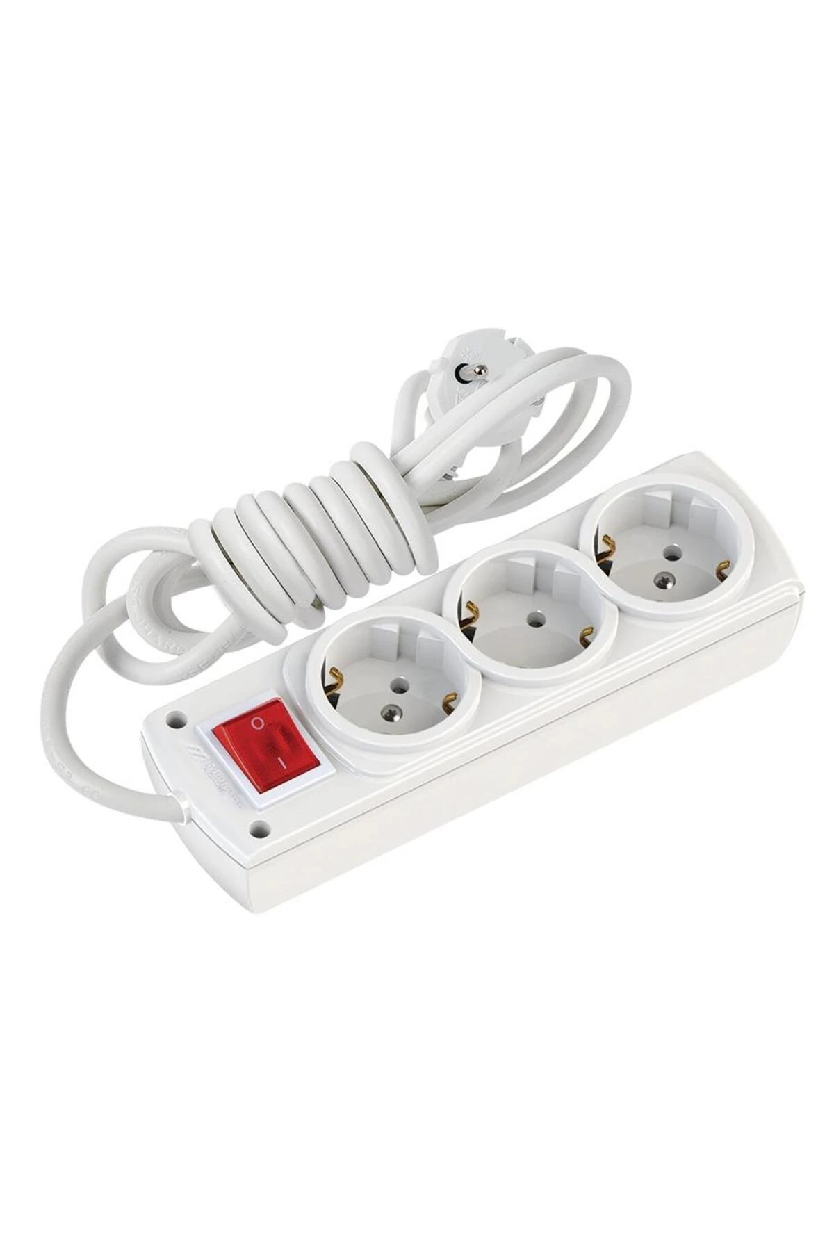 Olimpa Üçlü Anahtarlı Topraklı Grup Priz 3mt