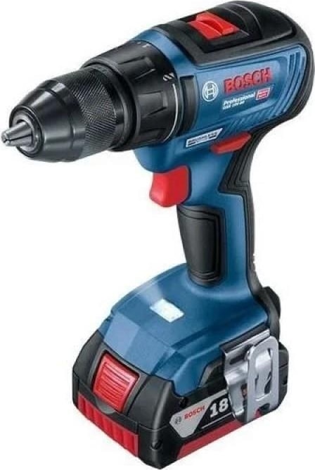 BOSCH Profesyonel Seri GSB18V-50 18V Akülü Darbeli Delme Vidalama Çanta + Çift Akü