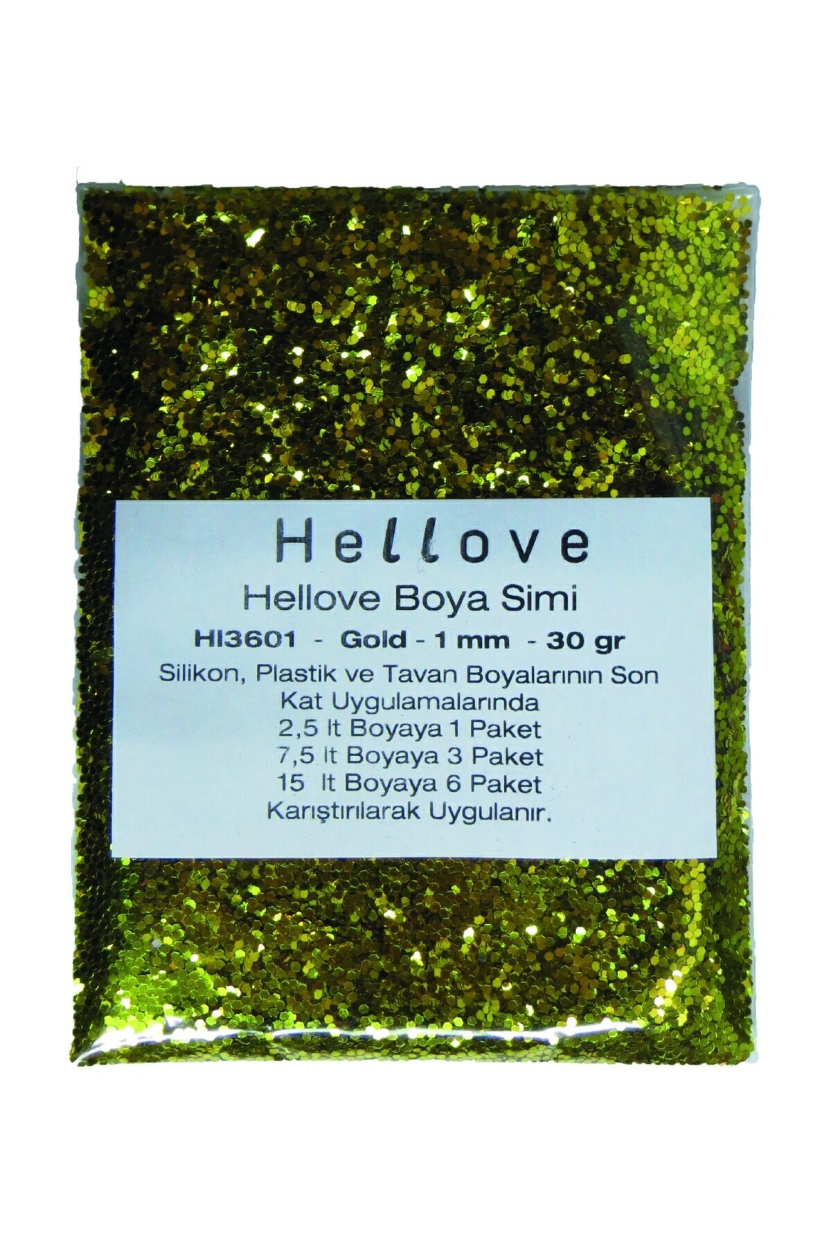 Gold Boya Simi 30 gram Sim Silikon Sentetik Tavan Duvar Boya Badana Simi