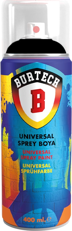 Universal Parlak Siyah Sprey Boya