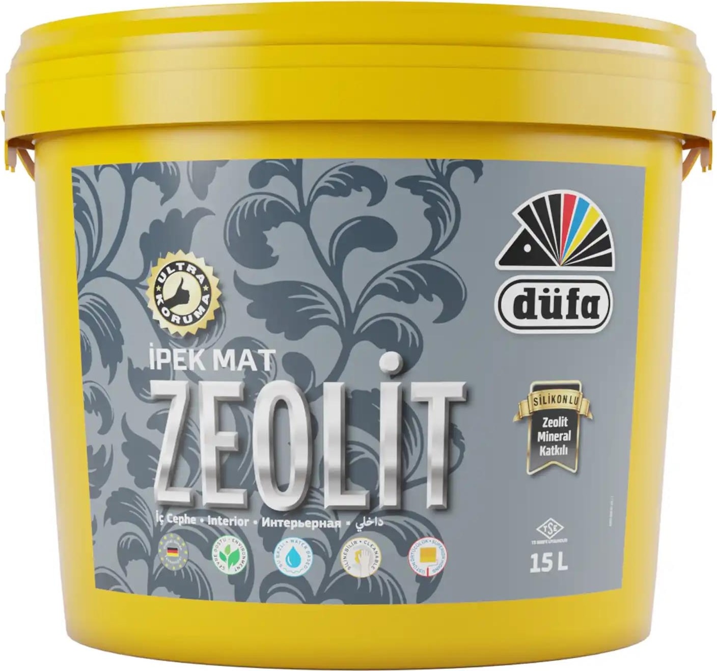 Zeolit İpek Mat İç Cephe Duvar Boyası 1060 Bej 15 l