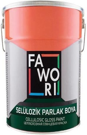 Favori Selülozik Parlak Siyah Boya 0.85 Kg.