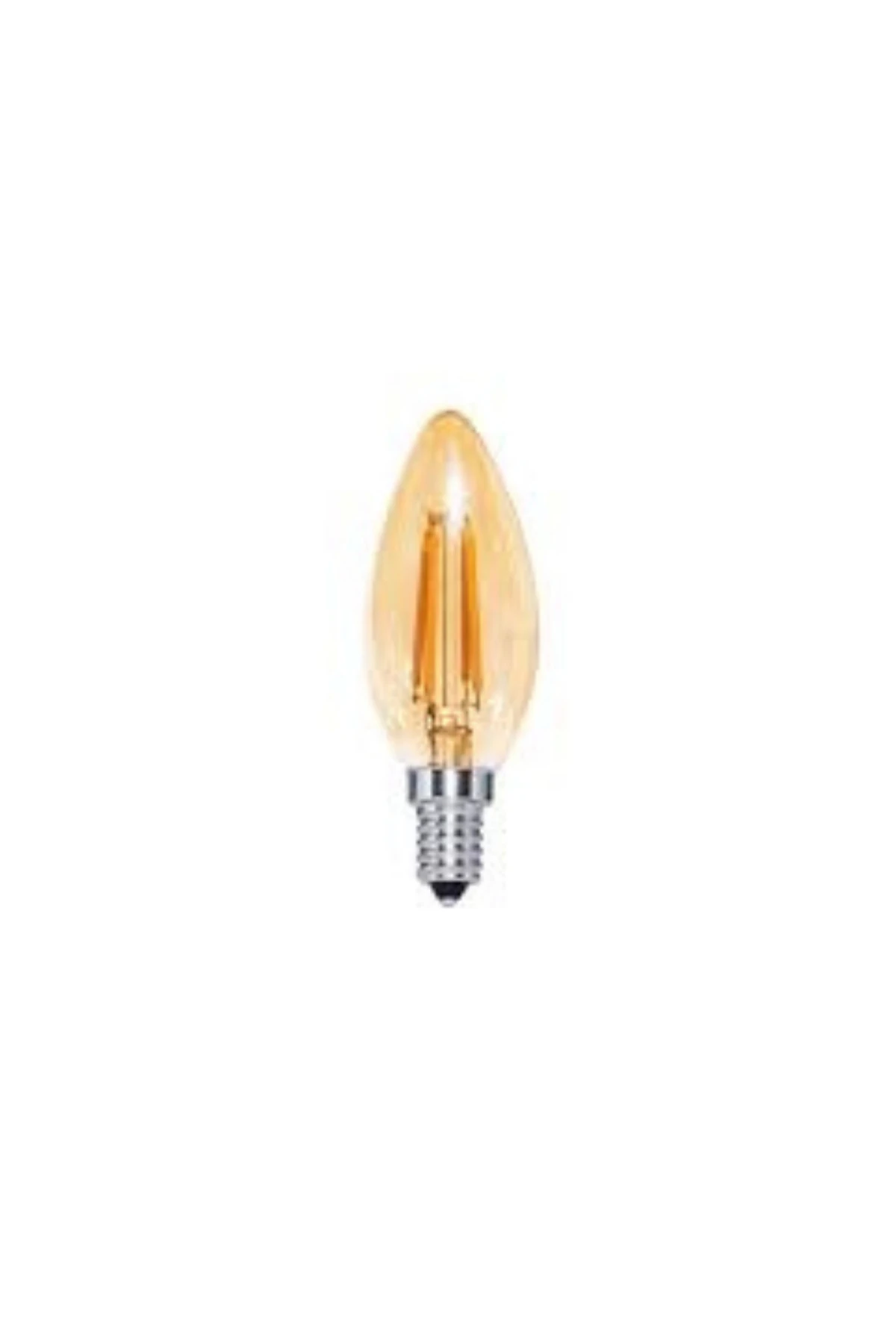 CT‑4280 4W E14 Amber Rustik LED Buji Ampül 4 Adet