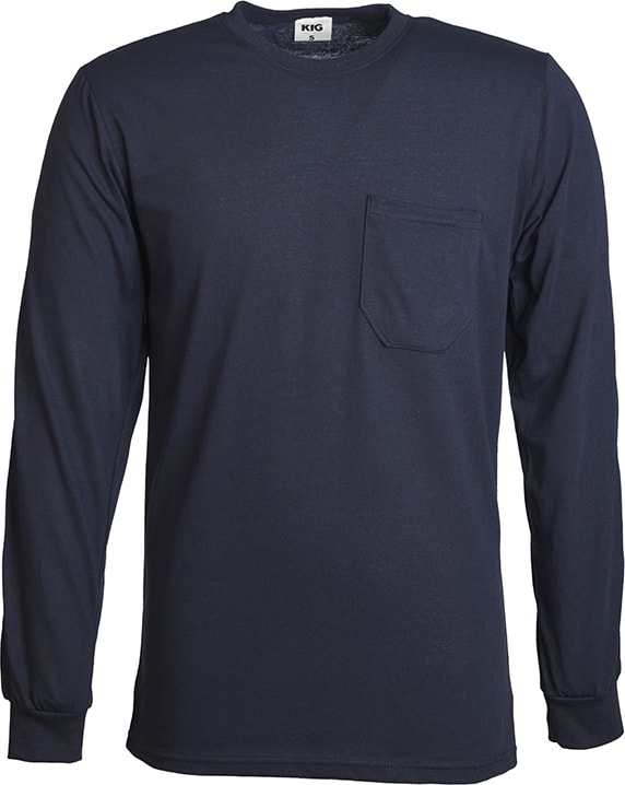 Bisiklet Yaka Lacivert Uzun Kol Sweatshirt