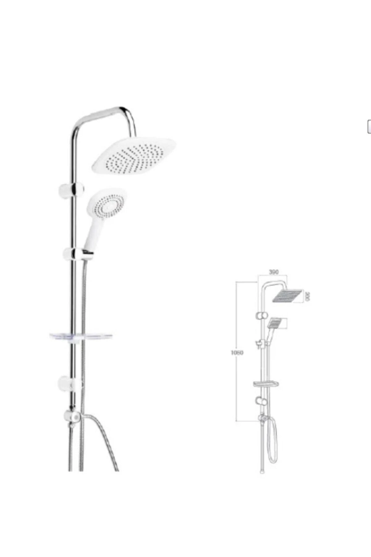 Dıamond Orıon Tall System Duş Seti