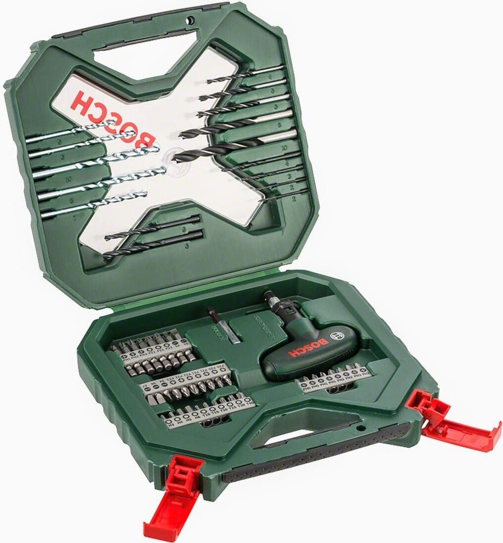 BOSCH Gsb 120 Li Darbeli (Tek Akülü) Matkap Vidalama ,bosch X-Line 54 Parça Aksesuar Seti ve Metre