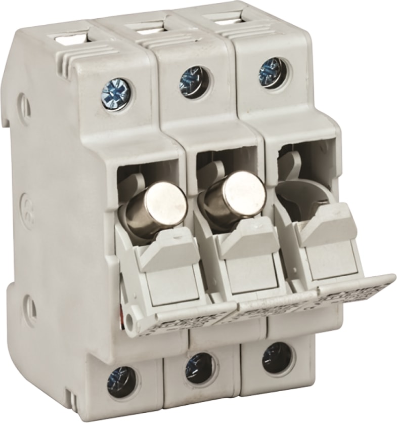 3 Kutuplu 10x38 Mm Kartuşlu Sigorta Yuvası Sfh332