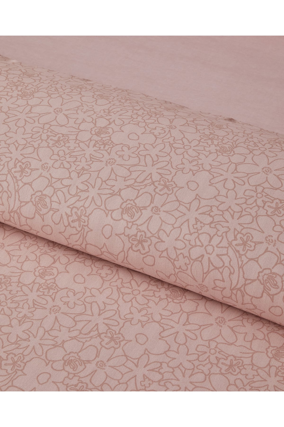 Mosaic Blossom Kolay Ütülenir Tek Kişilik Nevresim Takımı 160x220 cm Pembe