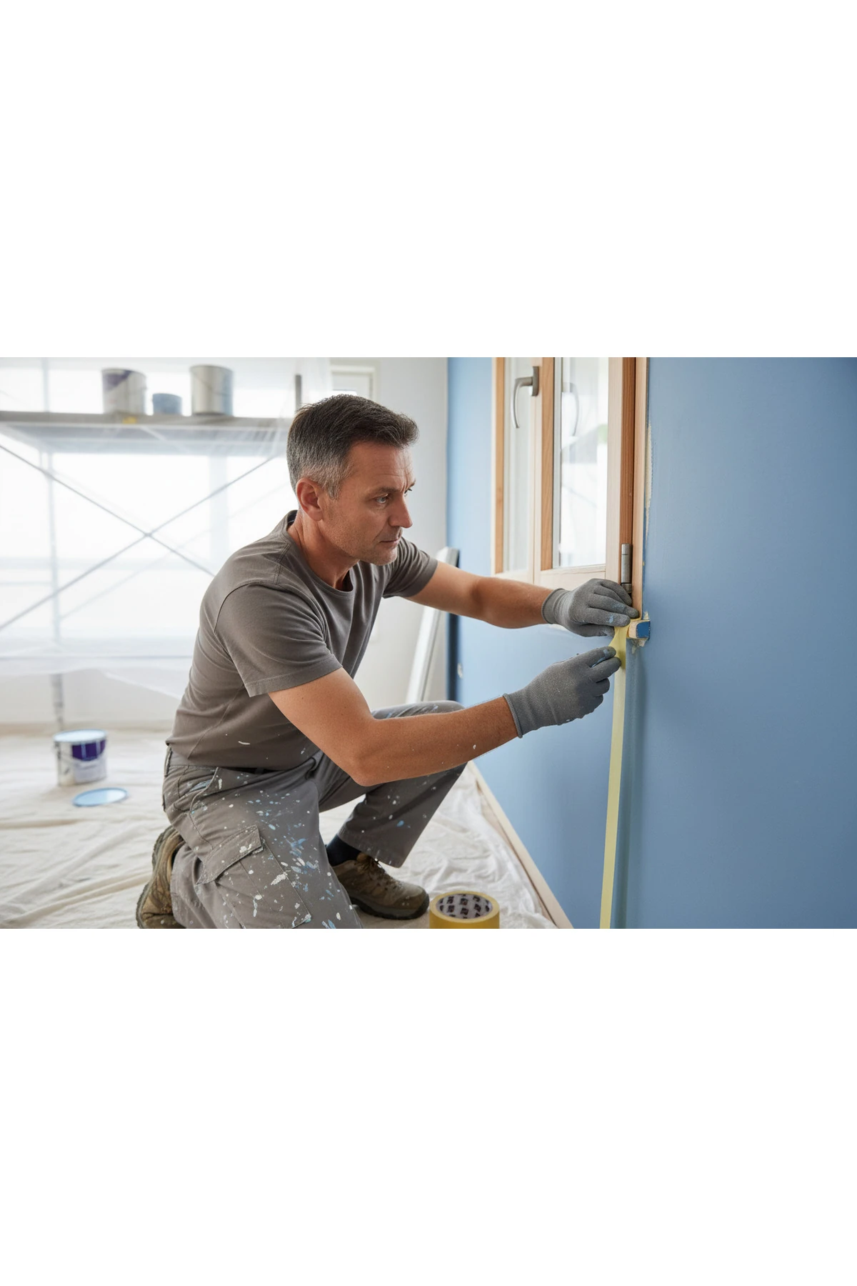 Kağıt Bant Boya Maskeleme Bandı 50 mm x 30 Metre