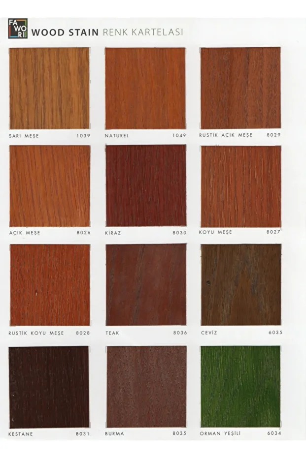 Wood Stain Vernikli Ahşap Koruyucu 12 lt Ceviz