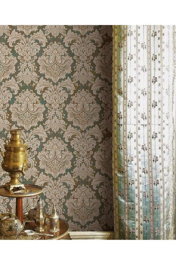 Seven 7807 Zengin Barok Damask Desenli Duvar Kağıdı 16,5m2