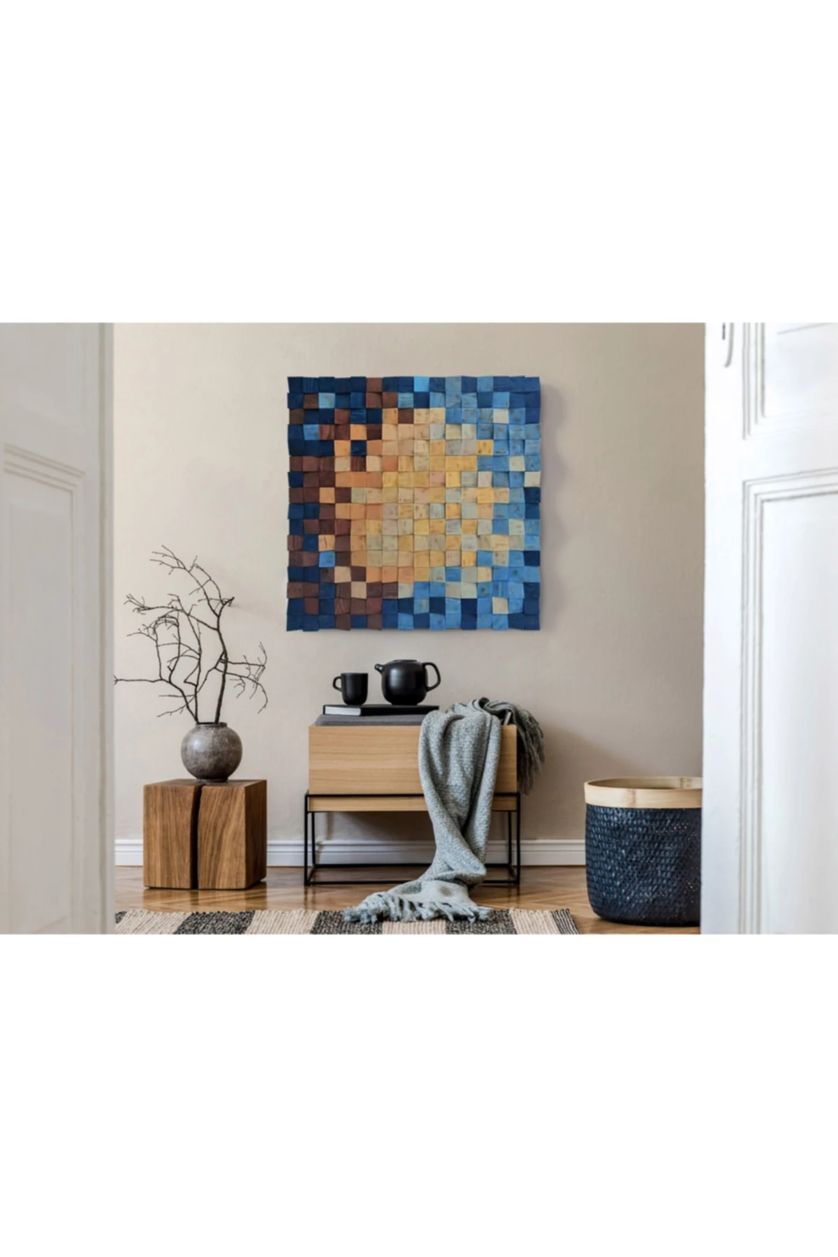 Bıg Bang- Pıxel Art-ahşap Duvar Panosu