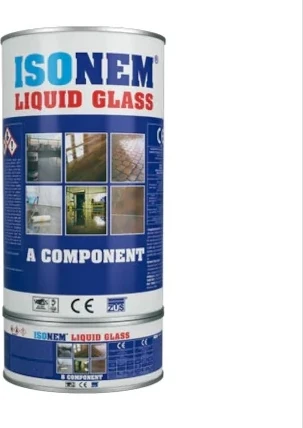 Isoem Liquid Glass Sıvı Cam - Şeffaf - Zemin Su Yalıtımı 2 kg