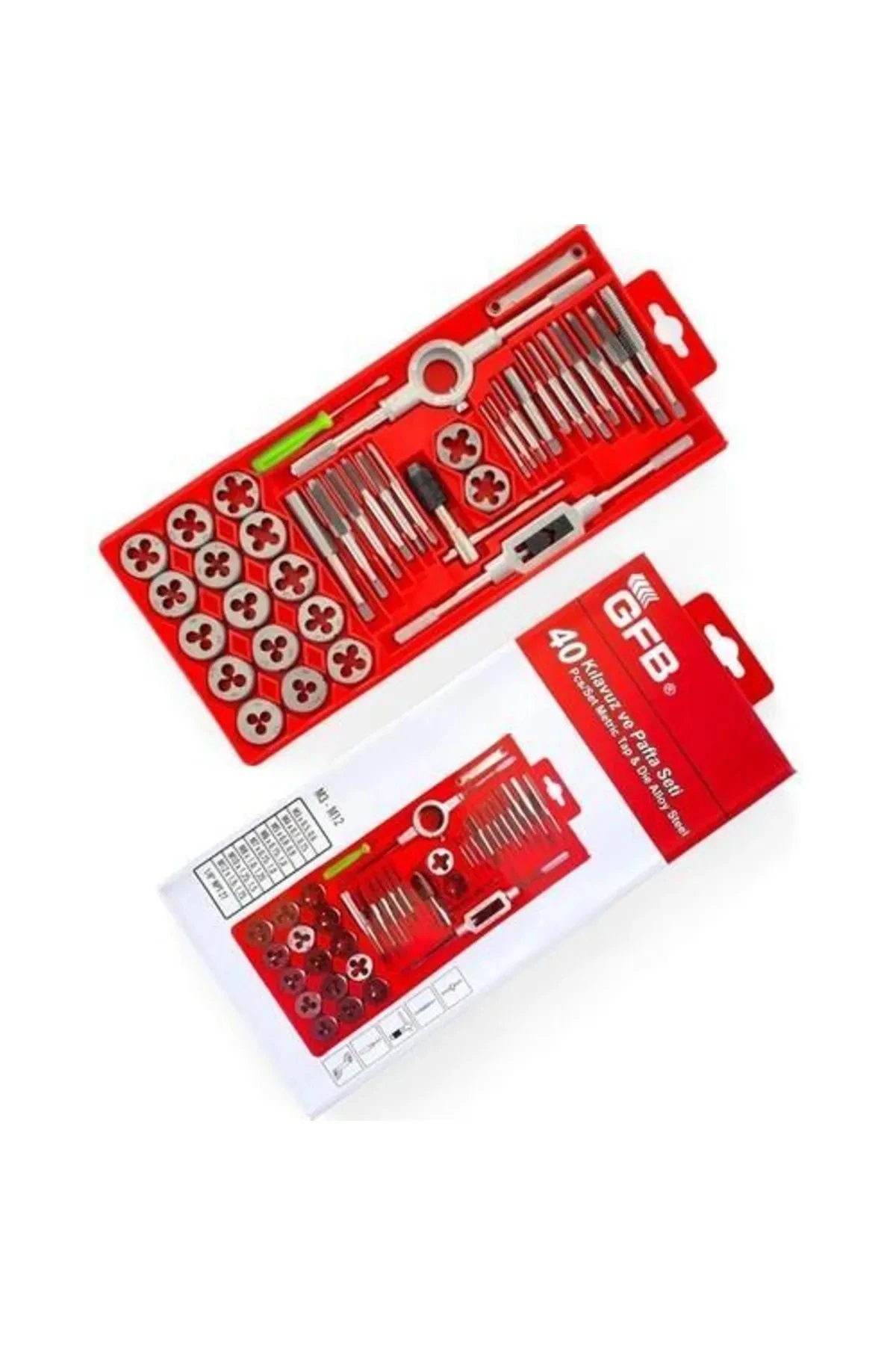 40 Pc Klavuz Pafta Set Takımı M3-m12