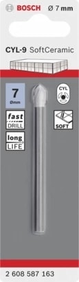 BOSCH Cyl-9 Serisi Seramik Matkap Ucu 7X80 mm