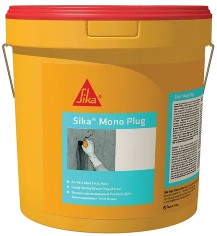 Sika MonoPlug - Çimento Esaslı Hızlı Priz Alan Tıkaç Harcı 5 kg