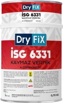 0,800 gr Kaymaz Vernik Isg 6331 Kayganlık Önleyici Şeffaf Kaplama