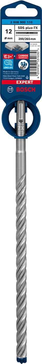 Expert Sds Plus-7x Kırıcı Delici Delme Ucu 12 x 200 x 265 mm