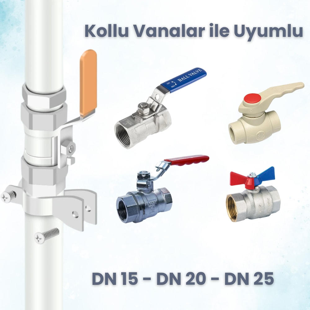 Zigbee Pilli Akıllı Vana Kontrolcüsü - Kablosuz Su, Gaz Vanası ( Tuya, Smart Life ,Zigbee2MQTT Uyumlu )