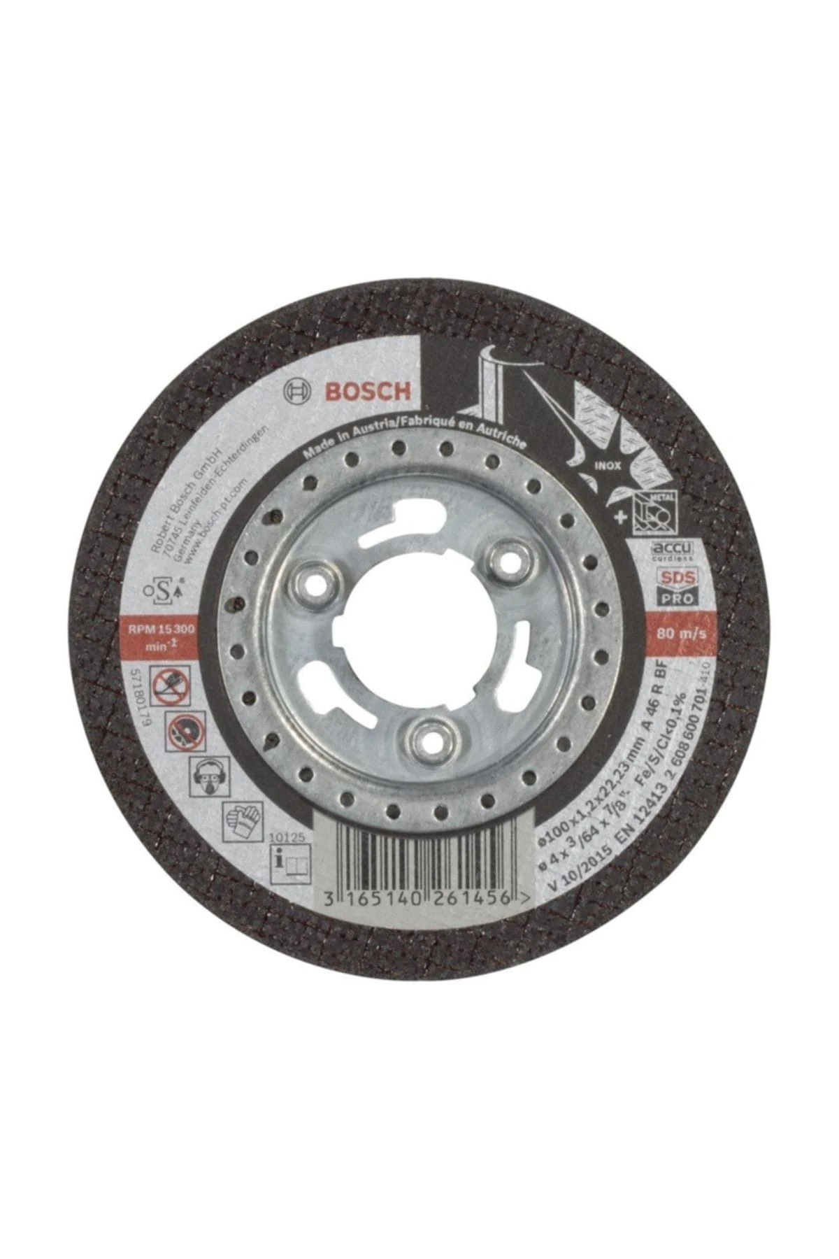 100*1,2 Mm Gws 14,4 Inox Düz